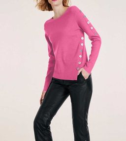 Пуловер, розовый