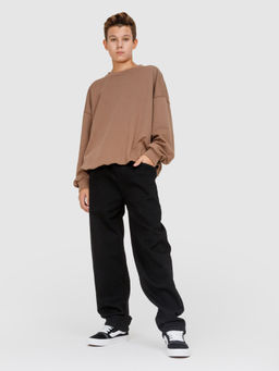 Джинсы-багги утеплённые для мальчиков - Синий мир фото 13