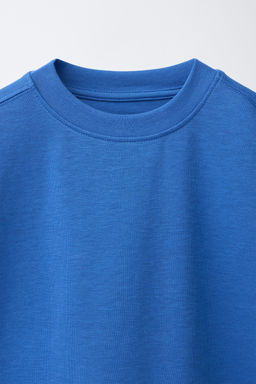 CAMISETA LISA INTERLOCK / Azul?n