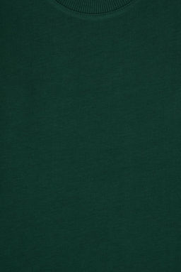 Erkek _ocuk Koyu Ye_il Basic Bisiklet Yaka Sweatshirt Sepette S_rpriz _ndirim - U.s. polo assn фото 4