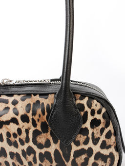 LACCOMA сумка TH1340-1-матовый леопард натуральная кожа полиэстер фото 5