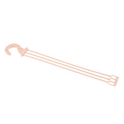 Цена за 4 шт. Подвес для кашпо 53см Пудровый