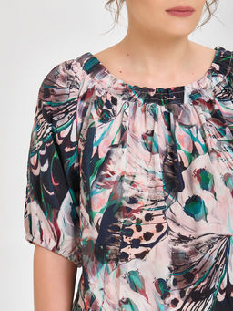 Блуза с открытыми плечами - Marchello marchellini фото 12