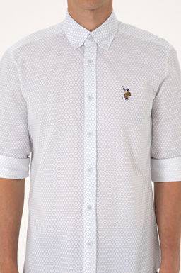 Erkek Mavi Uzun Kollu G_mlek - U.s. polo assn фото 6