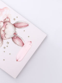 Цена за 4 шт. Пакет подарочный вертикальный Зайка, S 12?15?5.5 см