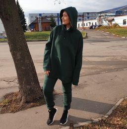Футер 3х нитка с НАЧЕСОМ Костюм оверсайз - Knitka wear фото 6