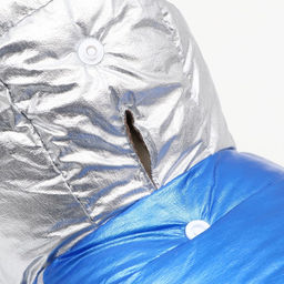 Комбинезон Блик с утяжкой, размер 12 (ДС 28 см, ОГ 38 см, ОШ 27 см), серебряно-синий - Simaland фото 6