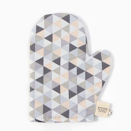 Варежка-прихватка Этель Треугольники 20х28 см, 80% хл, 20% пэ, сатин 110 г/м2  фото 2