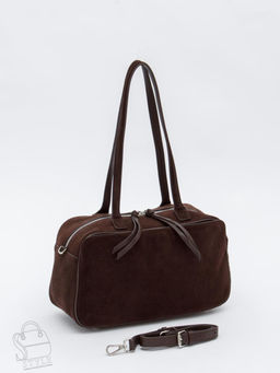 Сумка женская кожаная 8586F coffee Polina&Eiterou  в Новосибирске