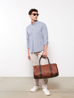 Regular Fit Uzun Kollu Ekose Erkek G?mlek