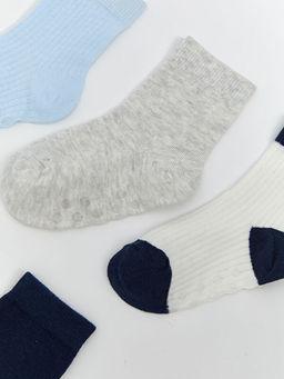 Desenli Erkek Bebek Soket ?orap 5li