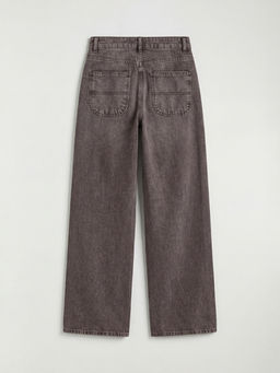 Y?ksek Bel Wideleg Kad?n Jean Pantolon