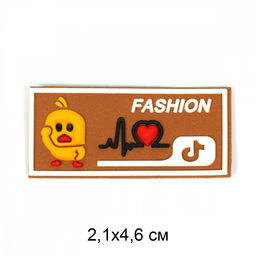 Аппликации пришивные арт.TBY.2340 Fashion 2,1х4,6см уп.20шт