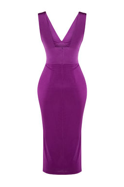 Murdum Vucuda Oturan Orme Elbise TPRSS24EL00003 - Trendyolmilla фото 8