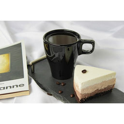 Кружка Доляна Coffee break, 280 мл, керамика, чёрная