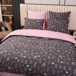 Комплект постельного белья Люкс Сатин 100% хлопок на резинке AR374 2 спальный/70-70 2 шт;50-70 2 шт - Ситрейд фото 4