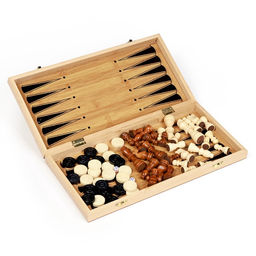 Настольная игра 3 в 1 «Король»: нарды, шахматы, шашки, 39×39 см