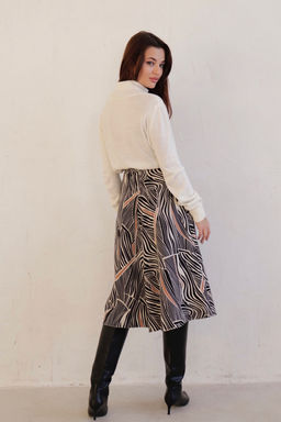 Юбка А-силуэта с принтом - Martichelli фото 50