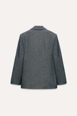 STRAIGHT BLAZER WITH PADDED SHOULDERS - Zara фото 5