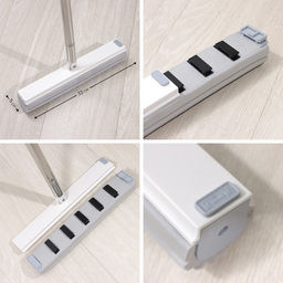 Швабра с отжимом и ведром Raccoon, швабра 32×5×132 см, ведро для полоскания и отжима 14 л