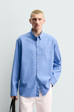 ORIGINS REGULAR FIT SHIRT WITH POCKET - Zara фото 2