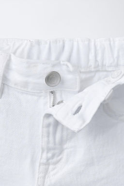 BERMUDA DENIM ROTOS / Blanco - Zara фото 2