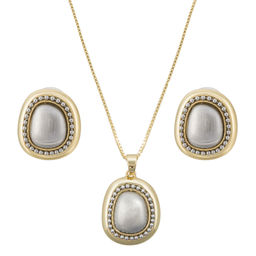Комплект колье+серьги Fiore Luna