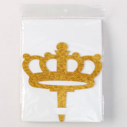 Набор для украшения Топпер Корона, набор свечей 10 шт., цвет МИКС - Simaland фото 7