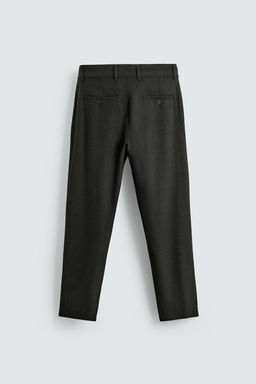 PANTAL?N CHINO ESTRUCTURA CONFORT / Verde oscuro - Zara фото 7