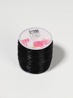 Цена за 2 шт. Нить для плетения, эластичная, 1001 м, d=0.8 мм, чёрная