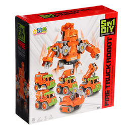 Конструктор винтовой Робот пожарный, 5 в 1 - Simaland фото 22