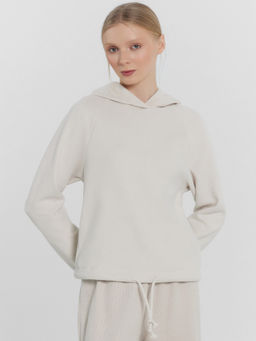 Худи женское кремовое белый песок 502881-1