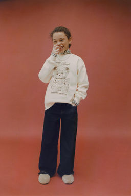 BEAR PRINT SWEATSHIRT - Zara фото 5