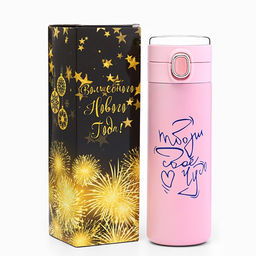 Термос, 420 мл, Твори своё чудо, сохраняет тепло 8 ч, с термометром