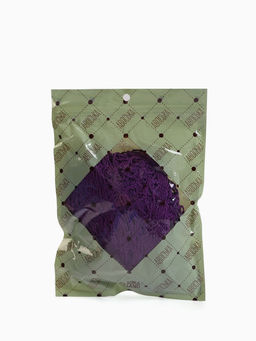 Набор 2 шт.: сумка-авоська плетёная, клетка 1.5 см, фиолетовая