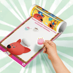 Цена за 2 шт. Блокнот с заданиями и с наклейками, 48 стр., А5, Ми-Ми-Мишки