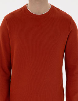 Kahverengi Regular Fit Sweatshirt - Pierre cardin фото 6