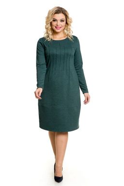 Платье 978 зеленый меланж - Novita фото 3