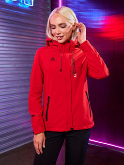 Женская мембранная куртка виндстоппер на флисе Azimuth Сияние 124/23983_711 Красный
