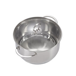 2319 GIPFEL Кастрюля SOFIA 24х13см/5 л, со стеклянной крышкой, с индукционным капсульным дном. Материал: нерж. сталь 18/10. Толщина: 0,5мм  фото 3