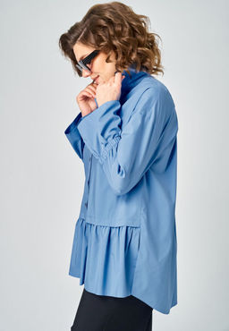 Блуза EVA GRANT 7080-1 голубой