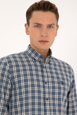 Erkek A__k Lacivert Uzun Kollu G_mlek - U.s. polo assn фото 2