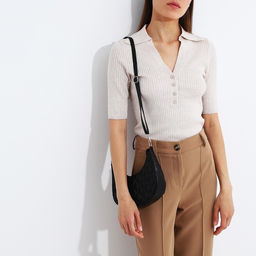 Сумка кросс-боди на молнии, цвет чёрный - Simaland фото 4