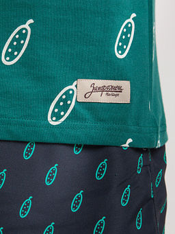 Футболка ЗАПОРОЖЕЦ Ogurchik GREEN AOP  фото 5