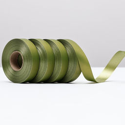 Цена за 4 шт. Лента полипропиленовая Matte для декора и подарков, хаки, 2 см х 50 м