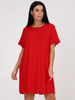 390-Т ТУНИКА ЖЕНСКАЯ (Красный) - А-дина фото 4