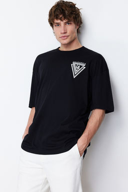 TRENDYOL MAN Oversize/Genis Kesim K?sa Kollu Sehir Bask?l? %100 Pamuklu T-Shirt TMNSS20TS1102 - Trendyolmilla фото 34