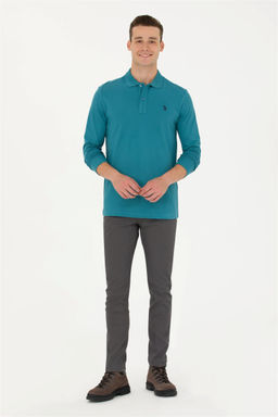 U. S. Polo Assn Мужские брюки из плотной ткани антрацитового цвета - U.s. polo assn фото 3