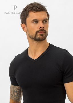 Футболка мужская MF-004 Черный - Pantelemone фото 5