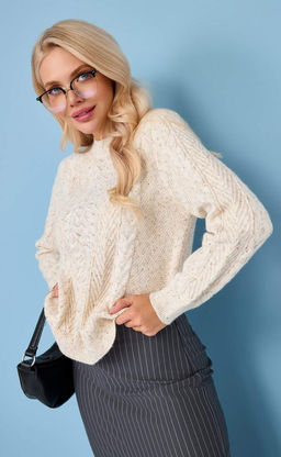 Джемпер F422-1518 milk - Fine joyce фото 7